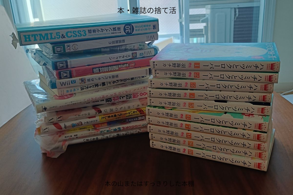 本・雑誌の捨て活|捨てる?売る?判断フローチャート